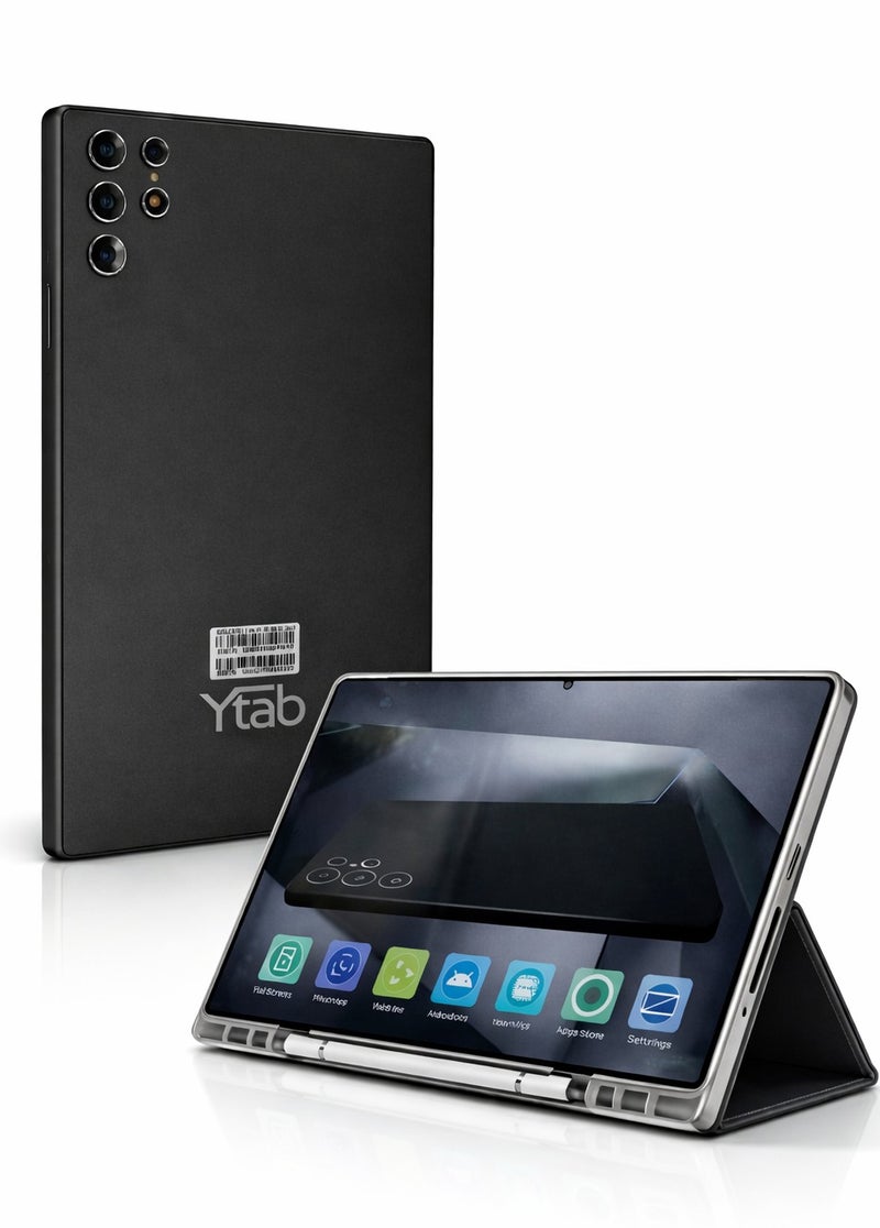 YTAB ULTRA 35 Smart PC Tablet for Kids Education, 10.1 Inch Display, Wireless Keyboard & Mouse, Flip Cover, Pen, C-Type Charger"" - Image 1